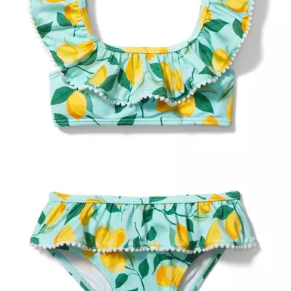 Janie and Jack Citrus Print Swimsuit